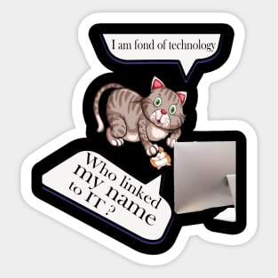 Technology and animals Sticker